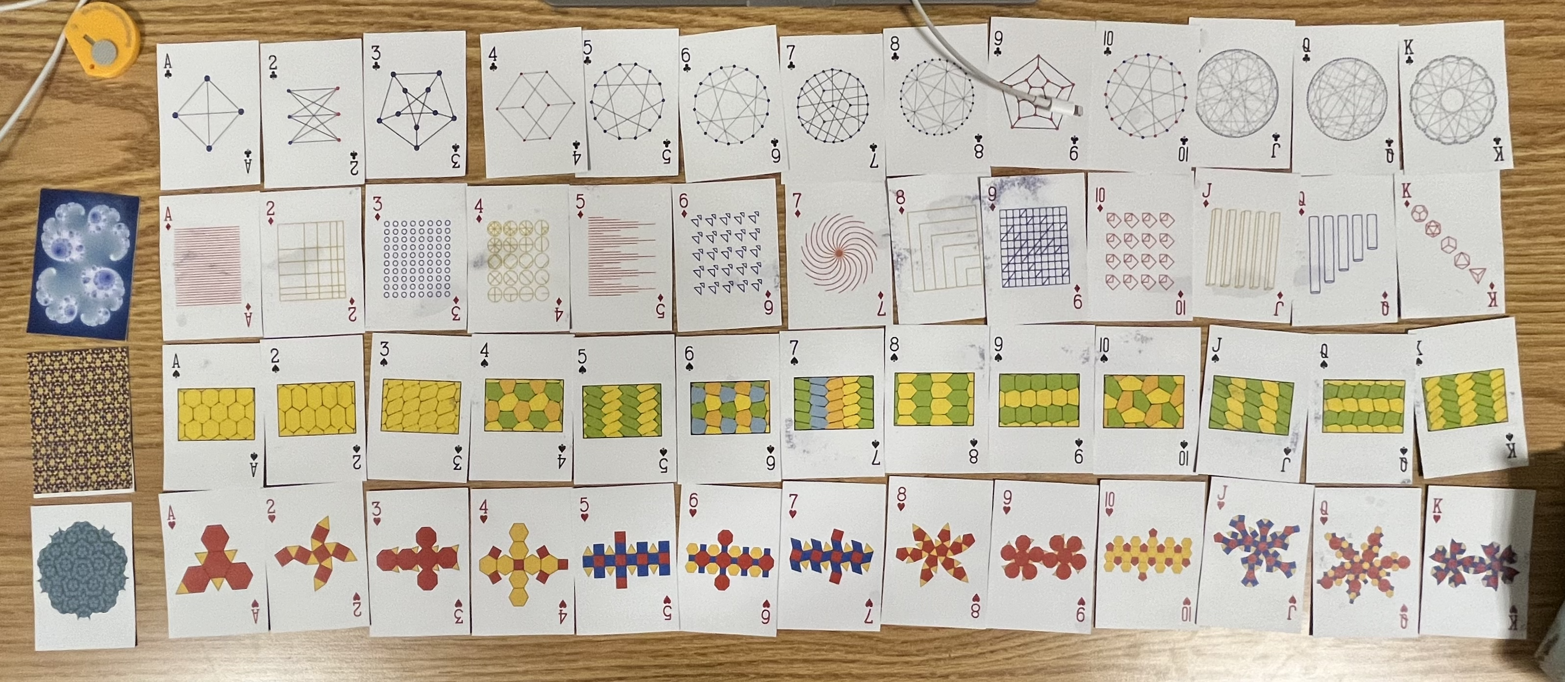 Making a Math-Themed Deck of Cards